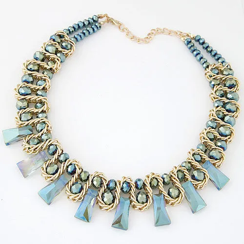New Aurora Twist M  Bar Necklace