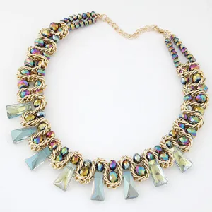 New Aurora Twist M  Bar Necklace