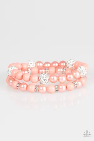Paparazzi Bracelet ~ Teasingly Tinseltown - Orange