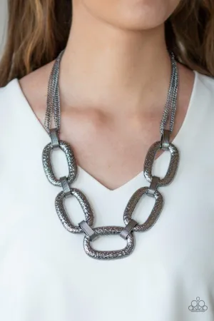 Paparazzi Necklace ~ Take Charge - Black