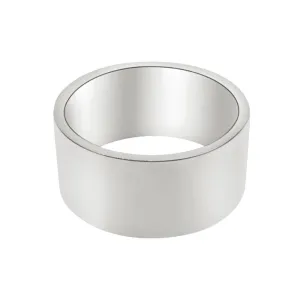 Polished Thick Band Ring Stainless Steel