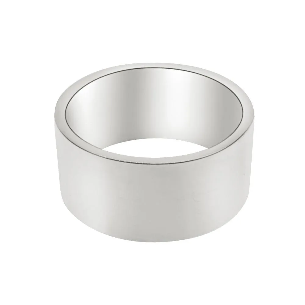 Polished Thick Band Ring Stainless Steel
