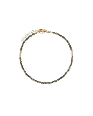 Pyrite Nugget Bracelet | 2mm