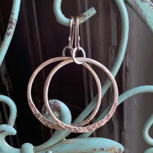 Ring of Fire Earrings ~ Oxidized