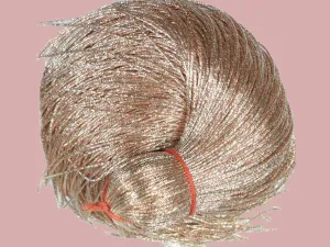 Rose Golden Nakshi / Bullion Wire