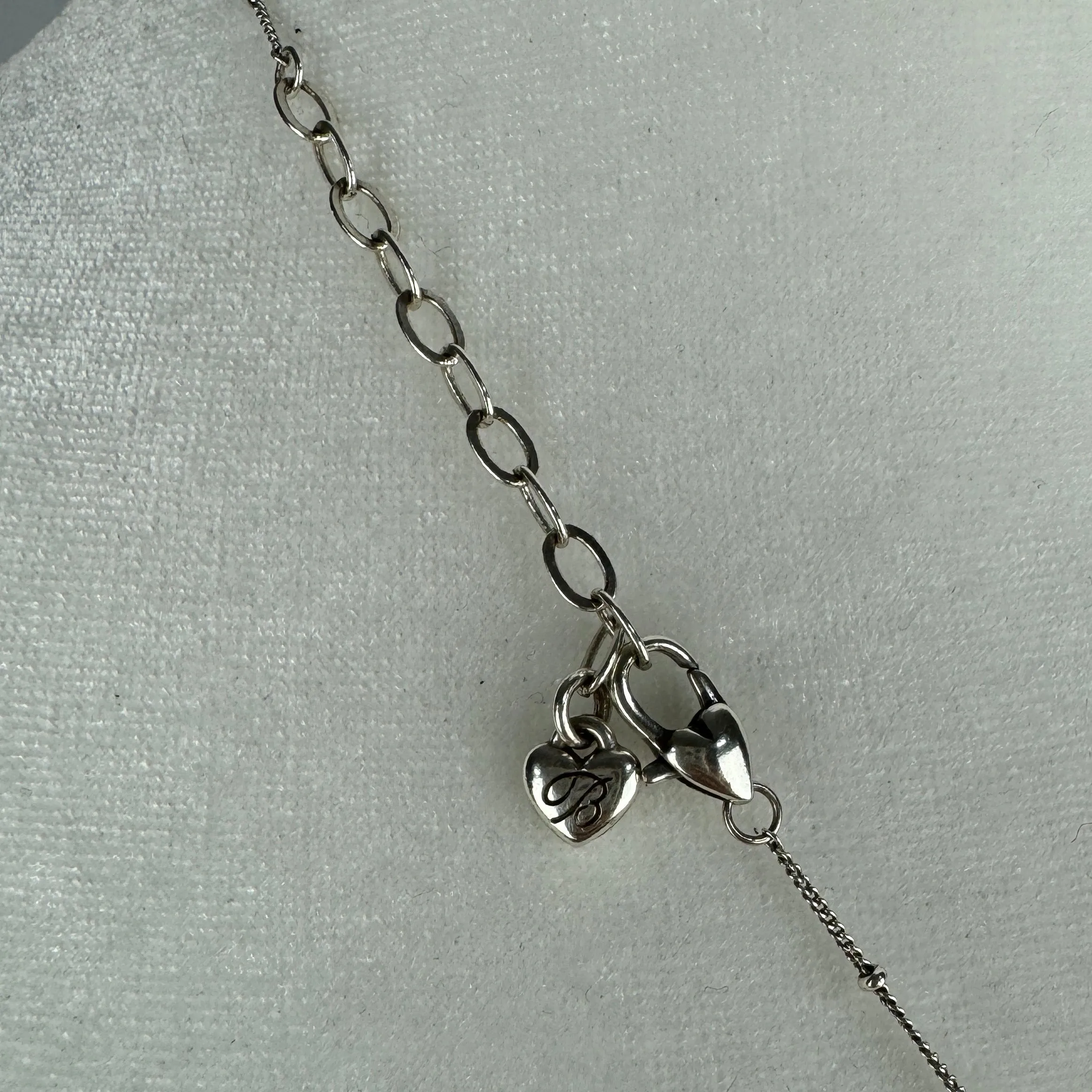 Silver Sunburst 3D Heart Necklace