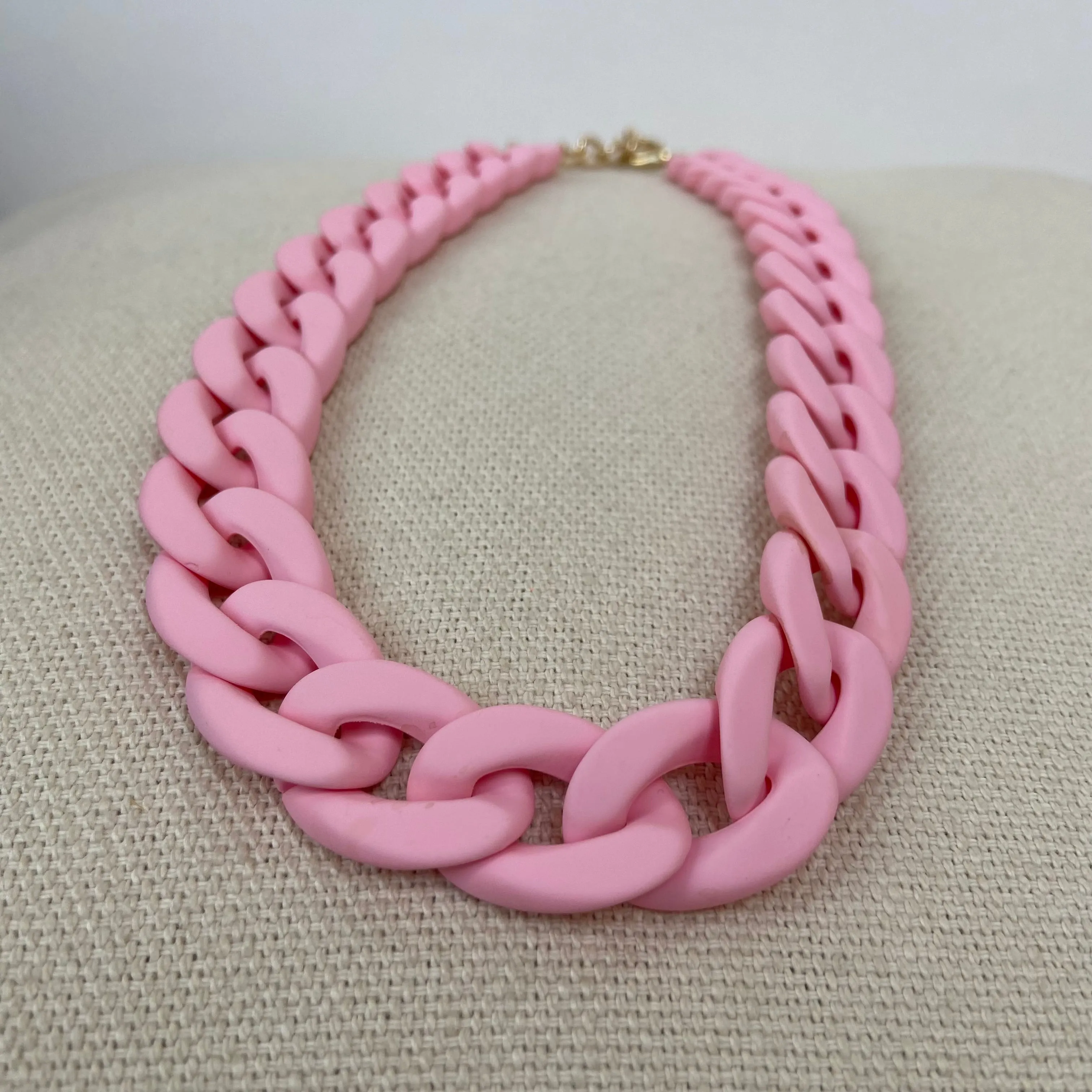 Small Chunky Link Statement Necklaces