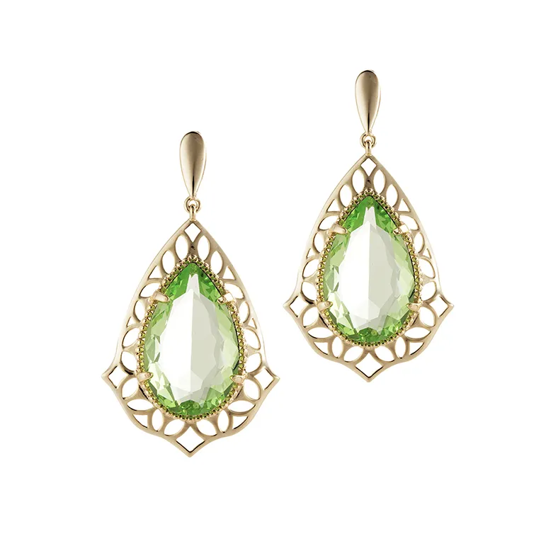 Southern Charm Drop Earrings in Mint