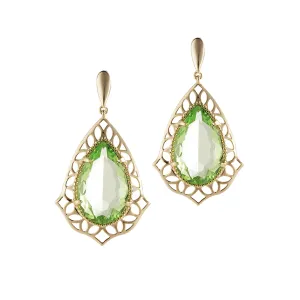 Southern Charm Drop Earrings in Mint