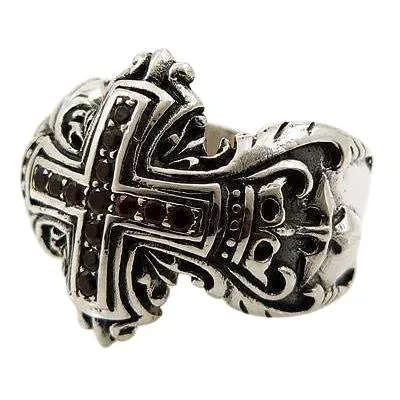 Sterling Silver Cross Medieval Rings
