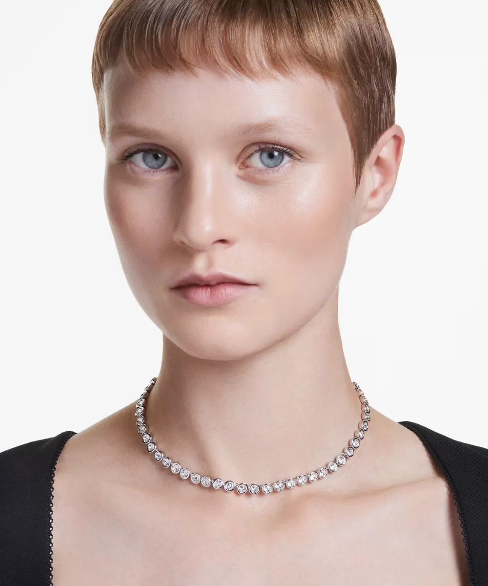 SWAROVSKI IMBER TENNIS NECKLACE