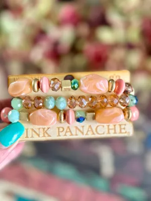 The Pink Panache Ring In The Spring Stack Bracelet Set