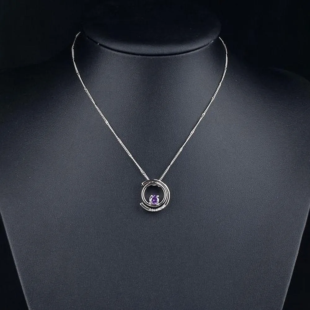 White Gold Chain Necklace KPN0014