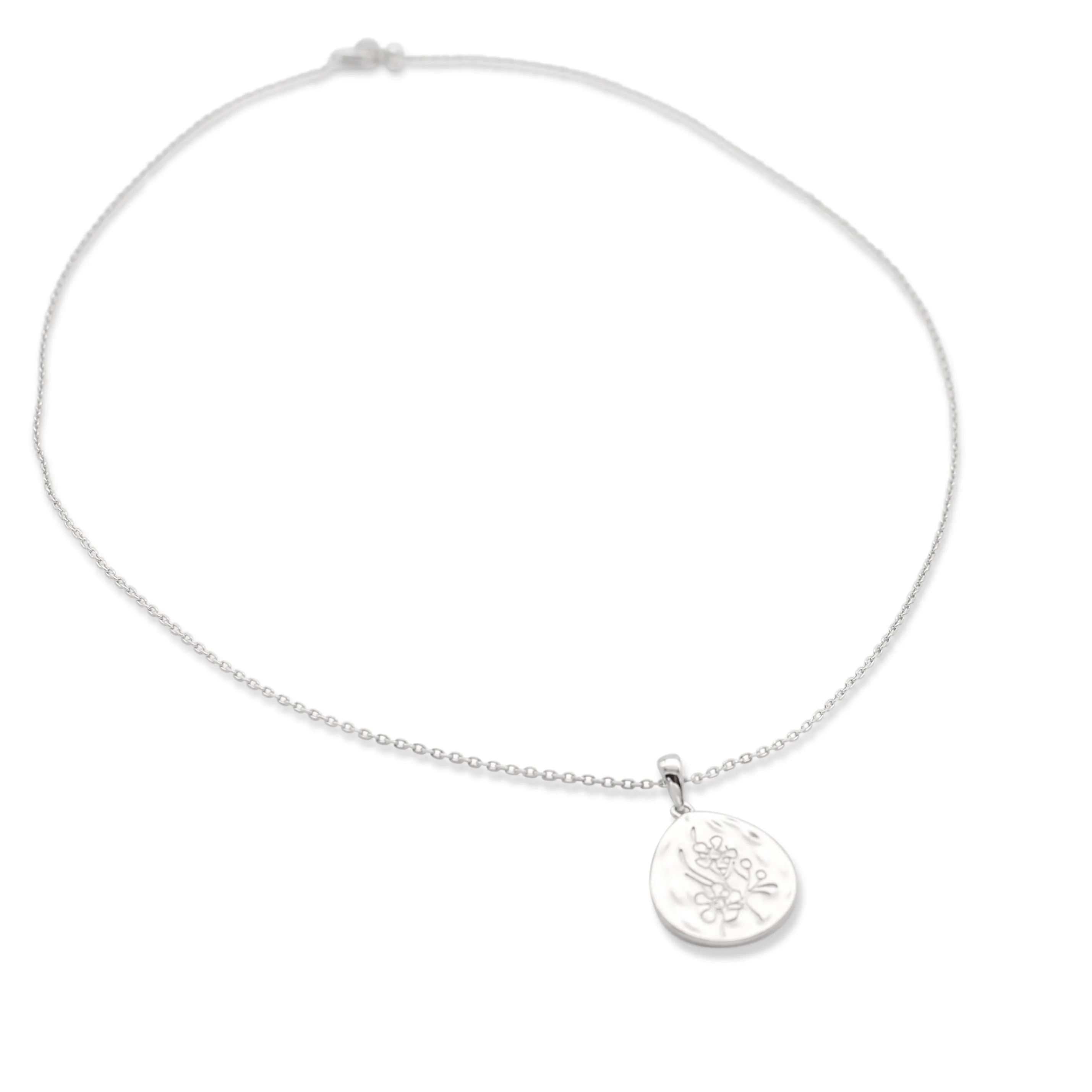 Wild Flower Necklace Sterling Silver