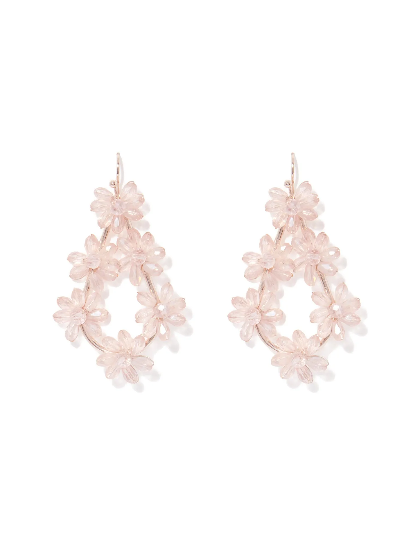 Yvonne Facet Flower Earrings